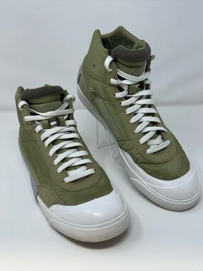 Nike Drop-Type Mid Men Sz 12 Dusty Olive Green  Sneakers Shoes